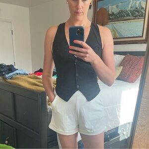 Single Breasted Sleeveless Button Up Vest - 100% Polyester - Women’s Size M